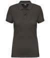 WK275 WK Designed to Work Ladies Anti-Bacterial Piqué Polo Shirt Dark Grey colour image